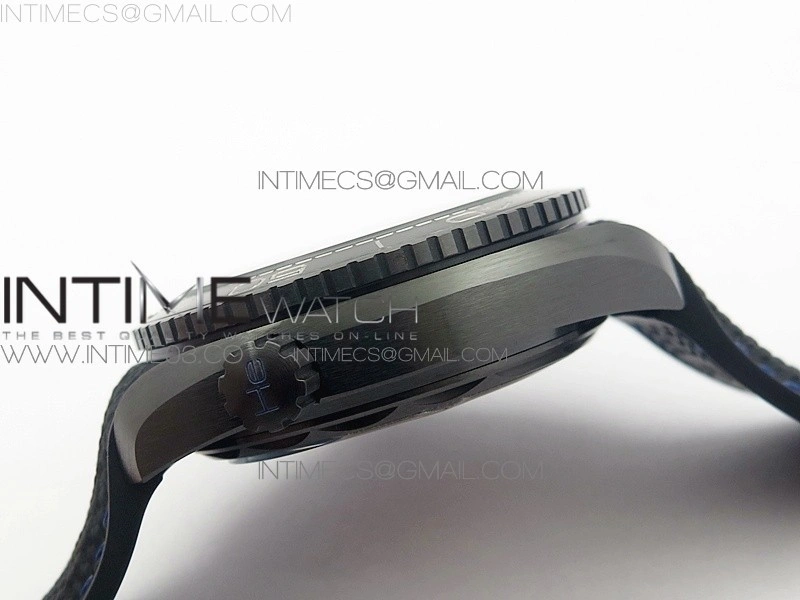 Planet Ocean 45.5mm Deep Black Real Ceramic VSF 1:1 Best Edition on Black Nylon Strap A8906 Super Clone